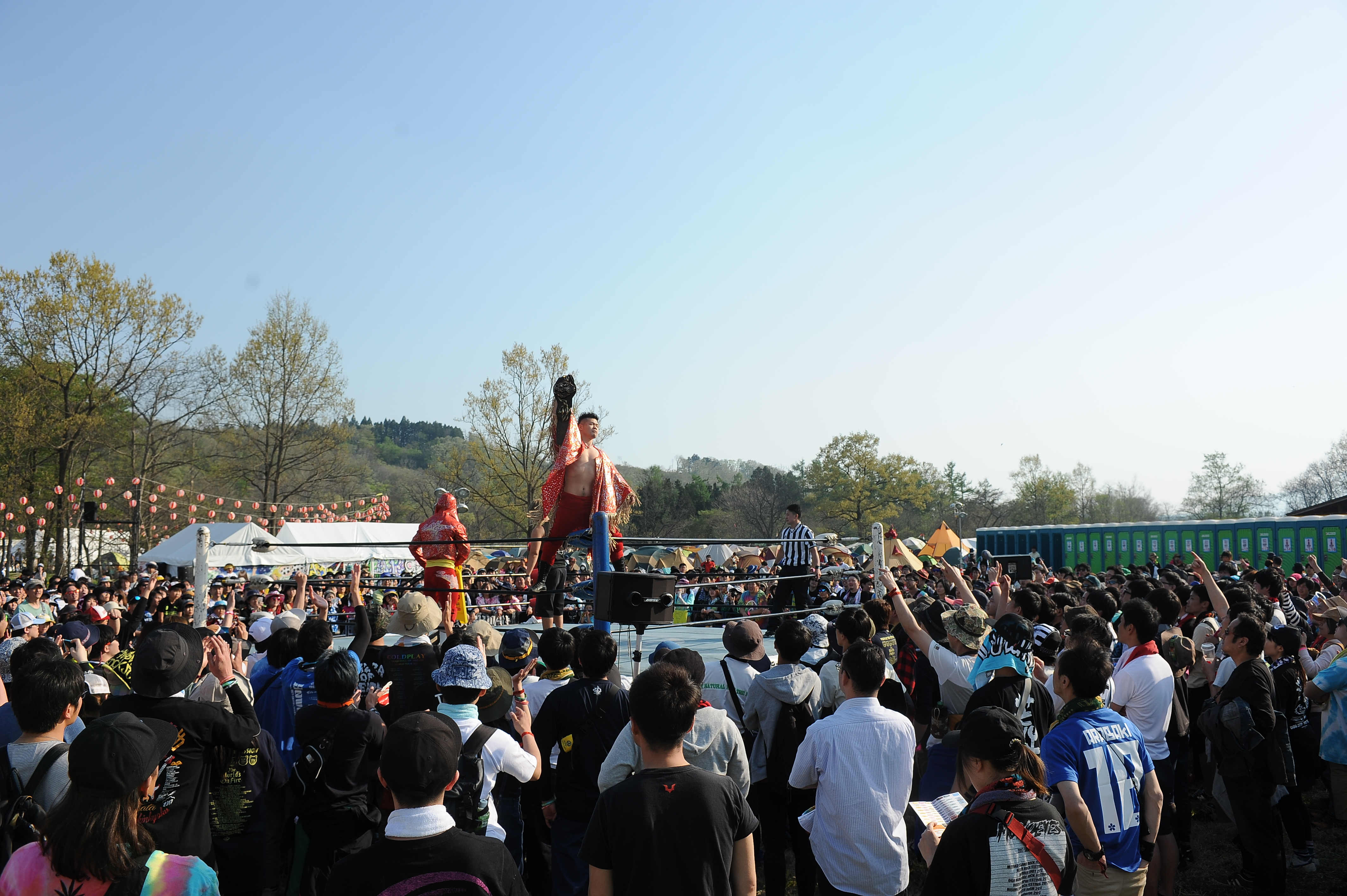 ARABAKIに“参戦”するみちのくプロレス(写真は2018年4月)