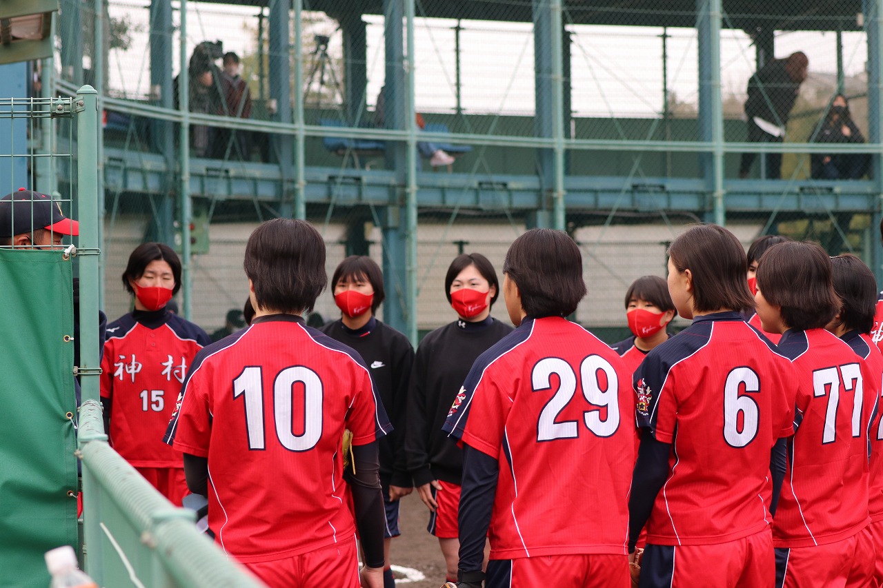 全試合を無失点で勝ち上がってきた神村学園(写真/ソフトボール・マガジン編集部)
