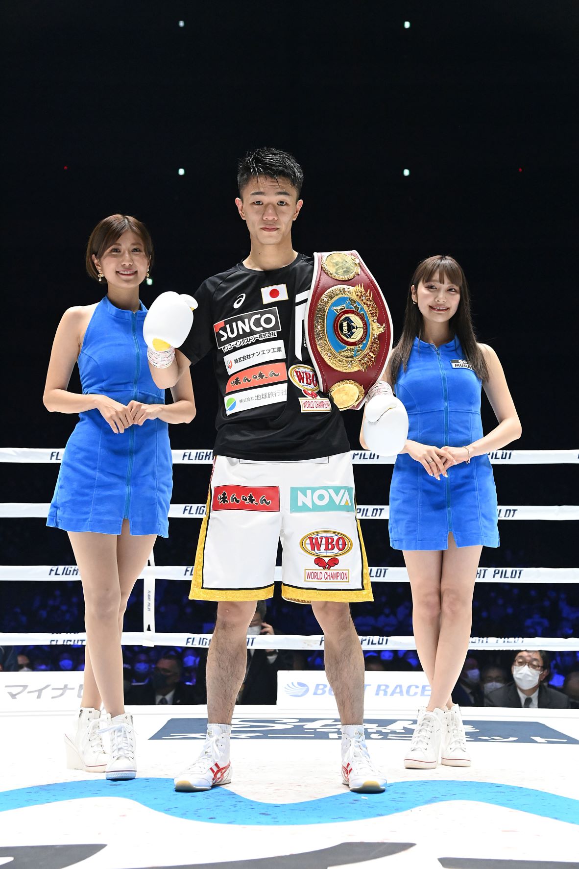 無敗の㉓連勝（18KO）で2度目の防衛に成功した中谷