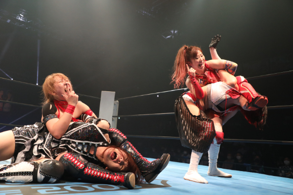 5・4横浜武道館の藤本つかさ休業試合でいぶきと志田は初対戦している