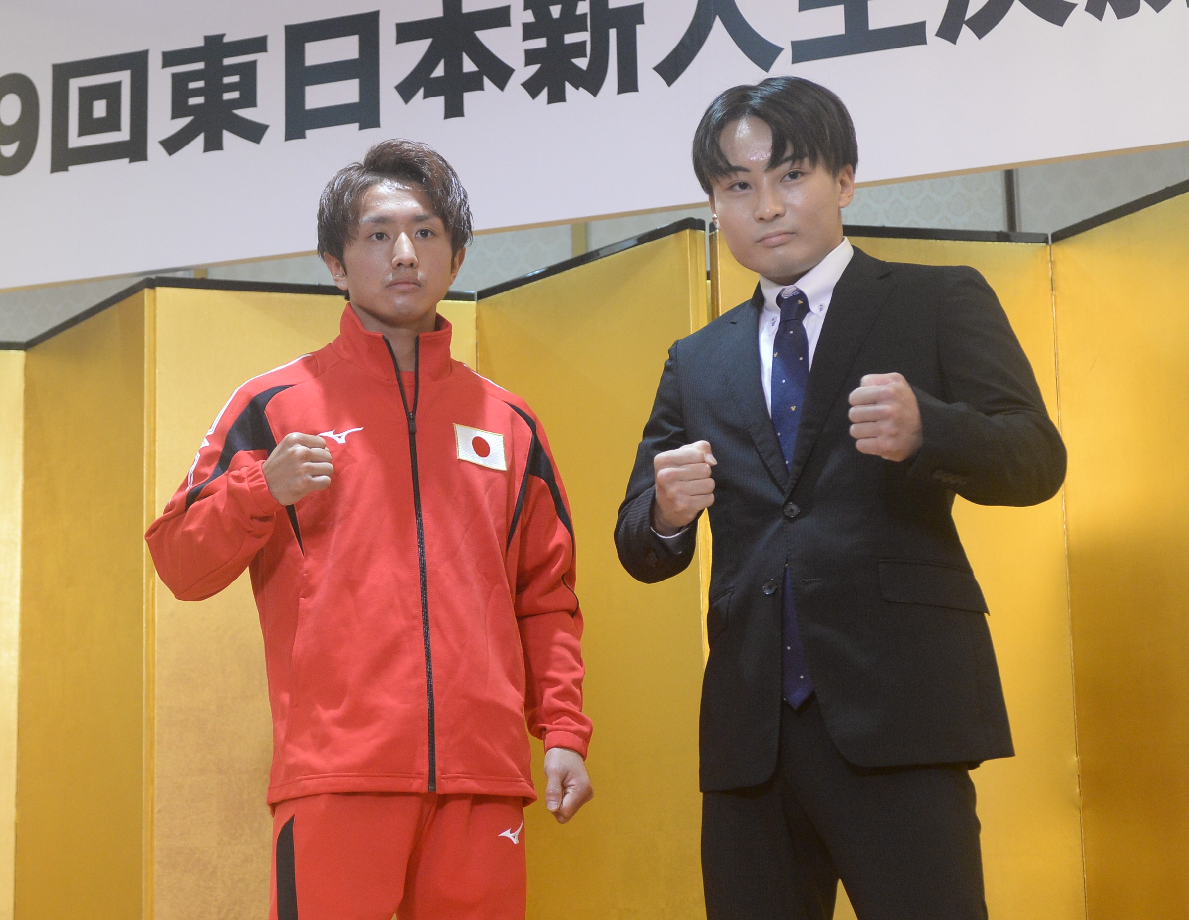 石井(左)と川上