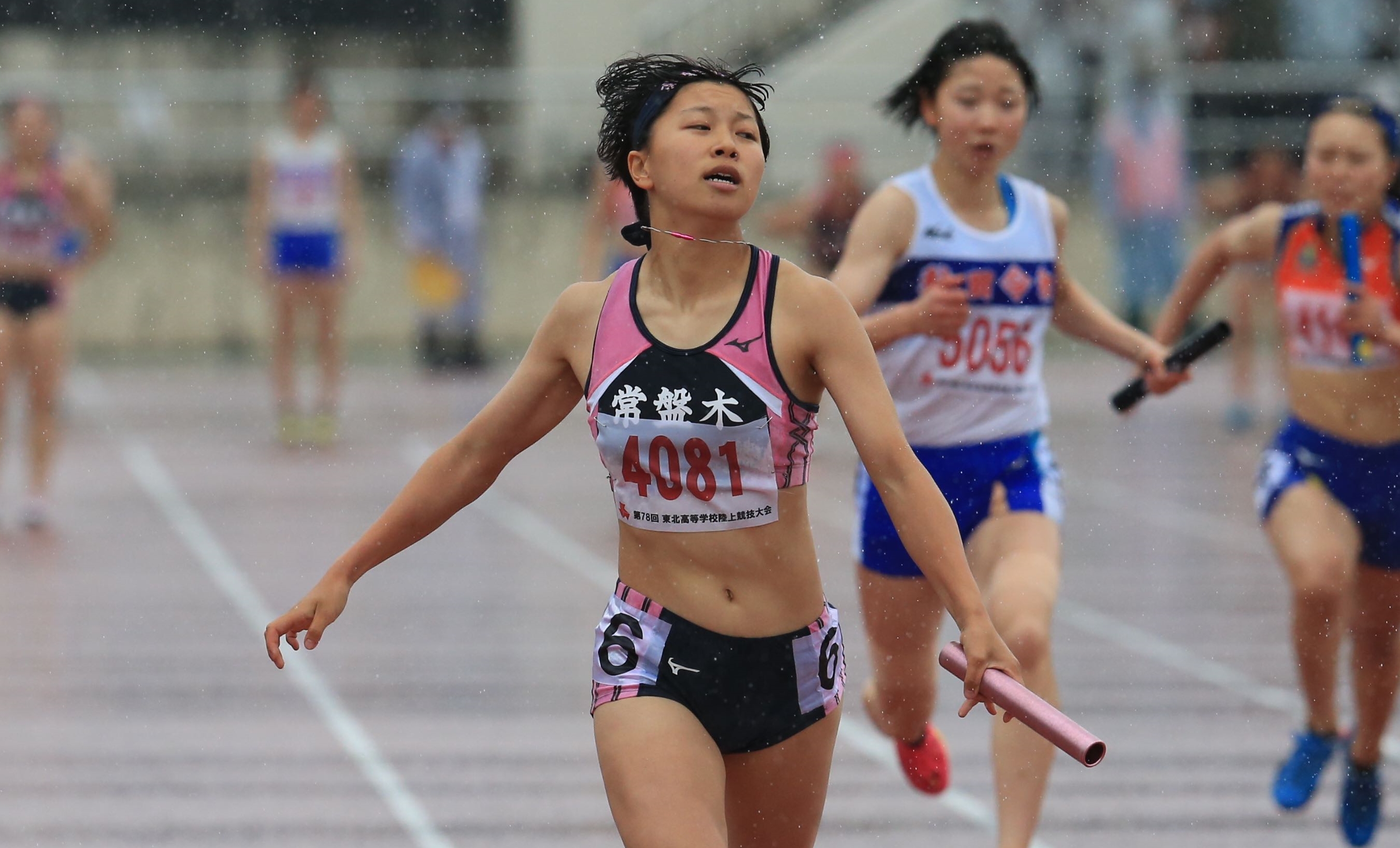 東北高校総体】女子四継で常盤木学園高が大会新優勝、バトンミスを団結