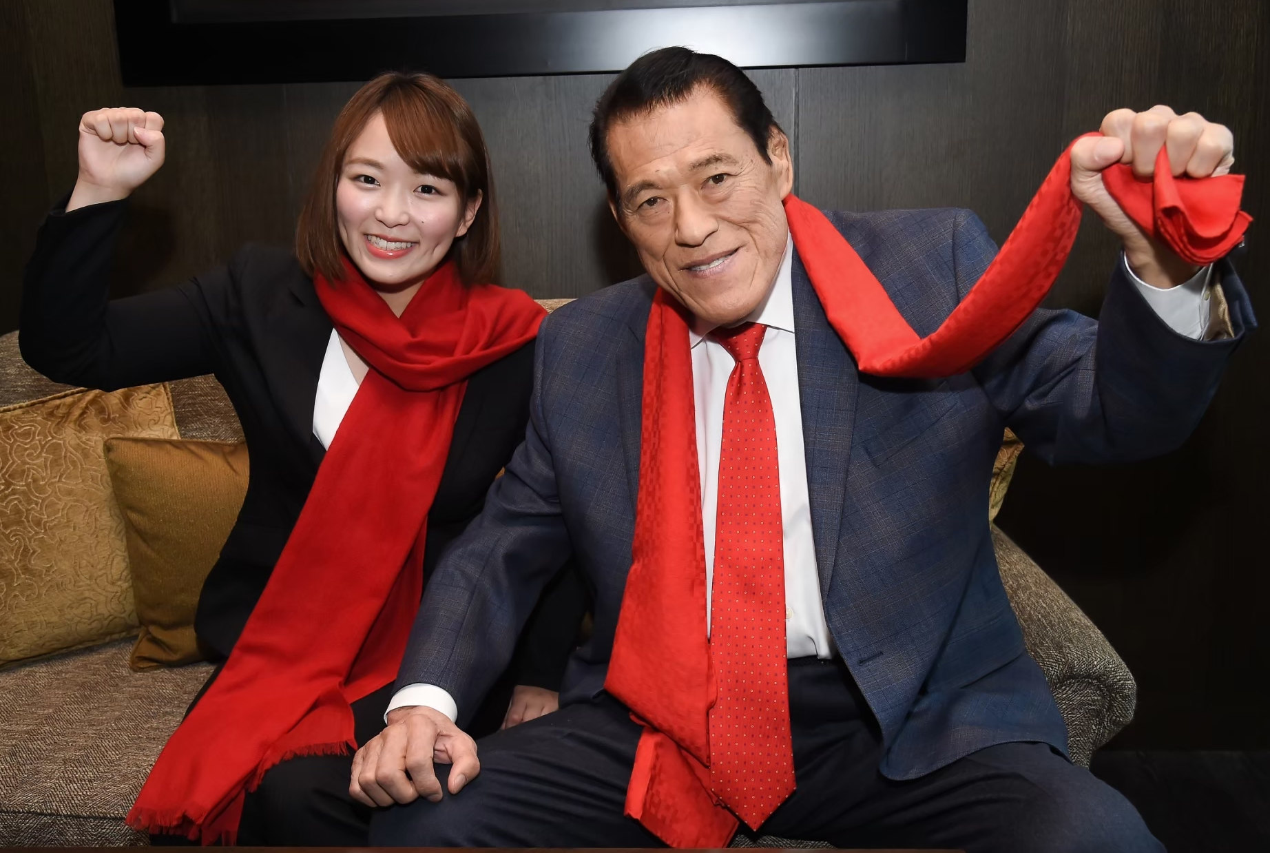 2019年12月、Sareeeはあこがれの猪木と対談した