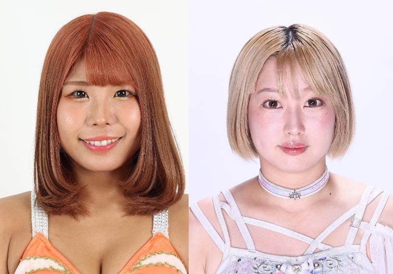 左が石川奈青で右が真白優希
