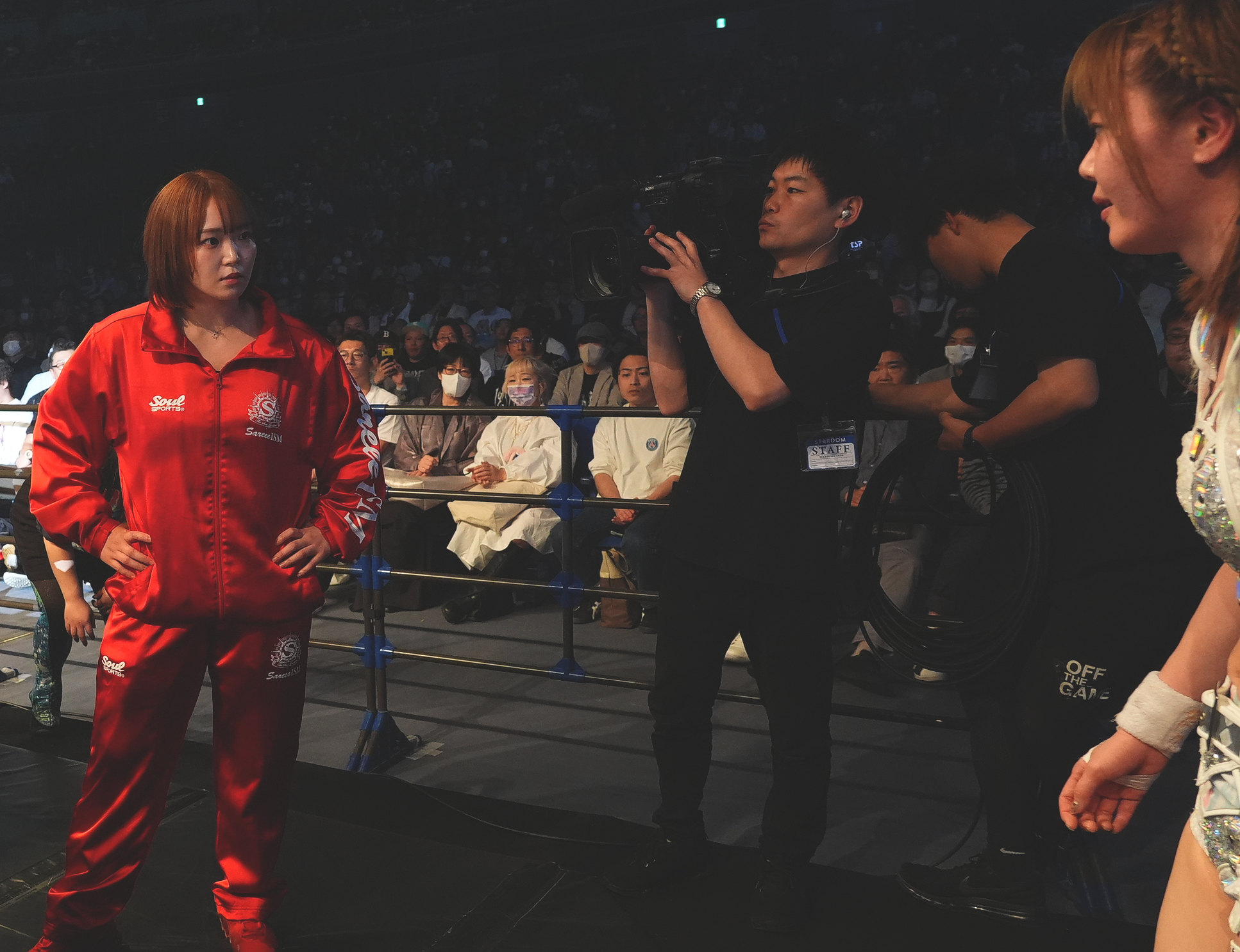 4・27横浜アリーナでIWGP女子を失った岩谷に「逃げんじゃねぇぞ！」とSareee