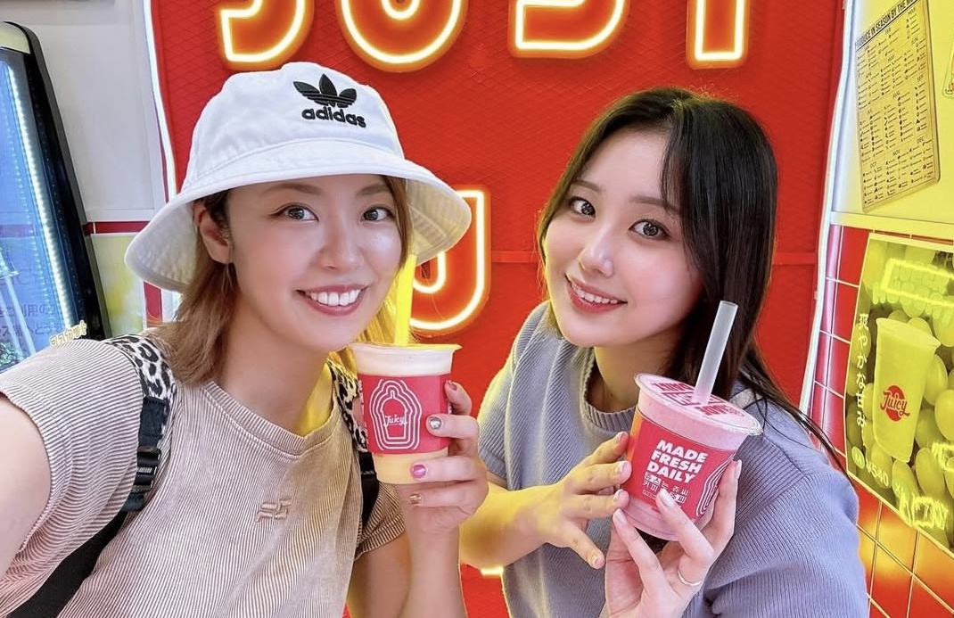 2人で韓国料理を食べに行ったことも