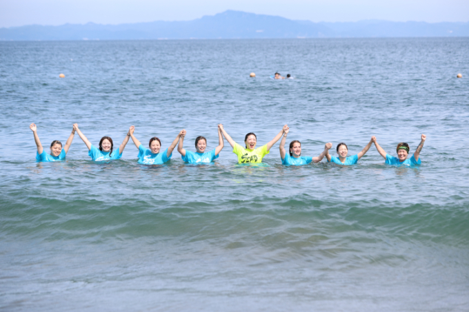 神奈川県下の海で一致団結