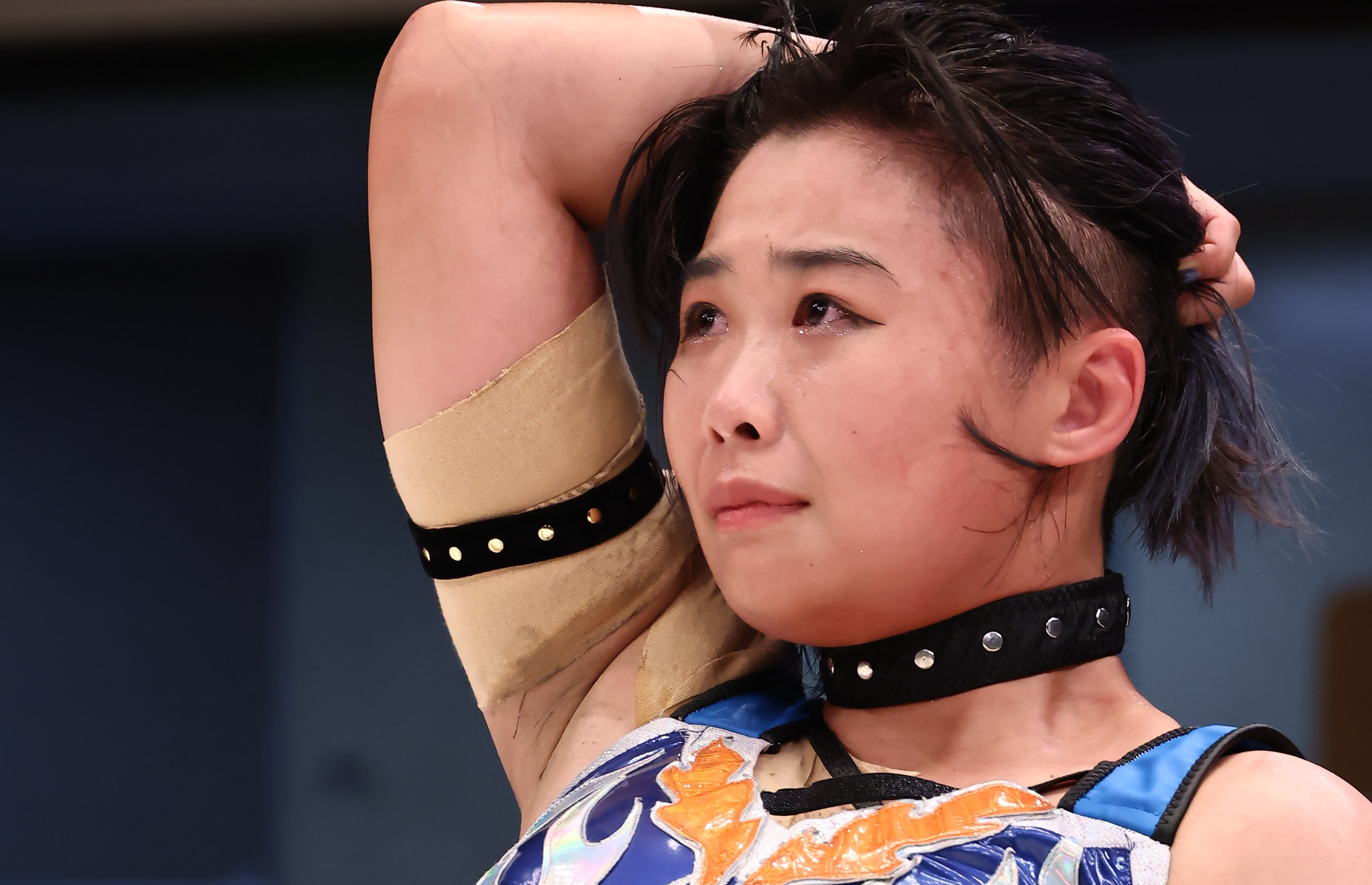8・30後楽園でライバル・桜井麻衣に初黒星を喫し、涙を流したMIRAI