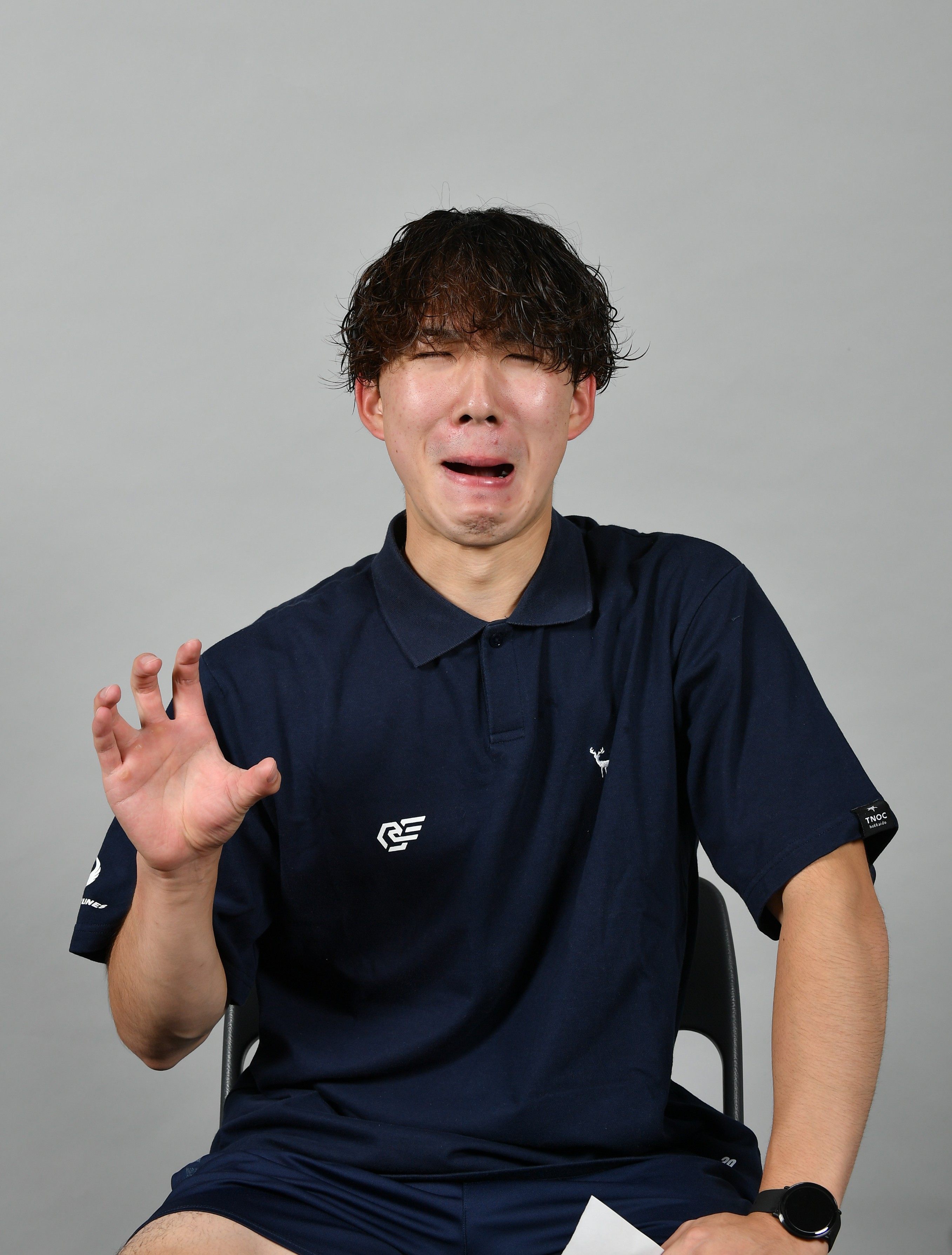 レッドイーグルス北海道、ＤＦの木村俊太。今季は２年目、余裕を感じる