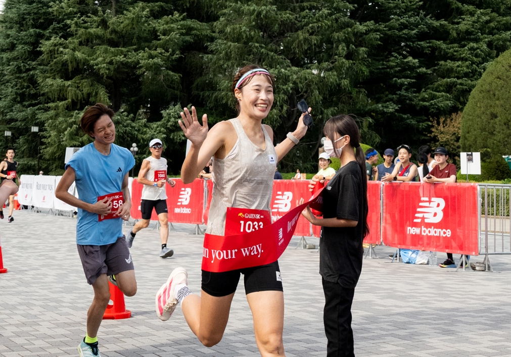 「New Balance GAIEN 5K」女子優勝の沼田夏楠さん
