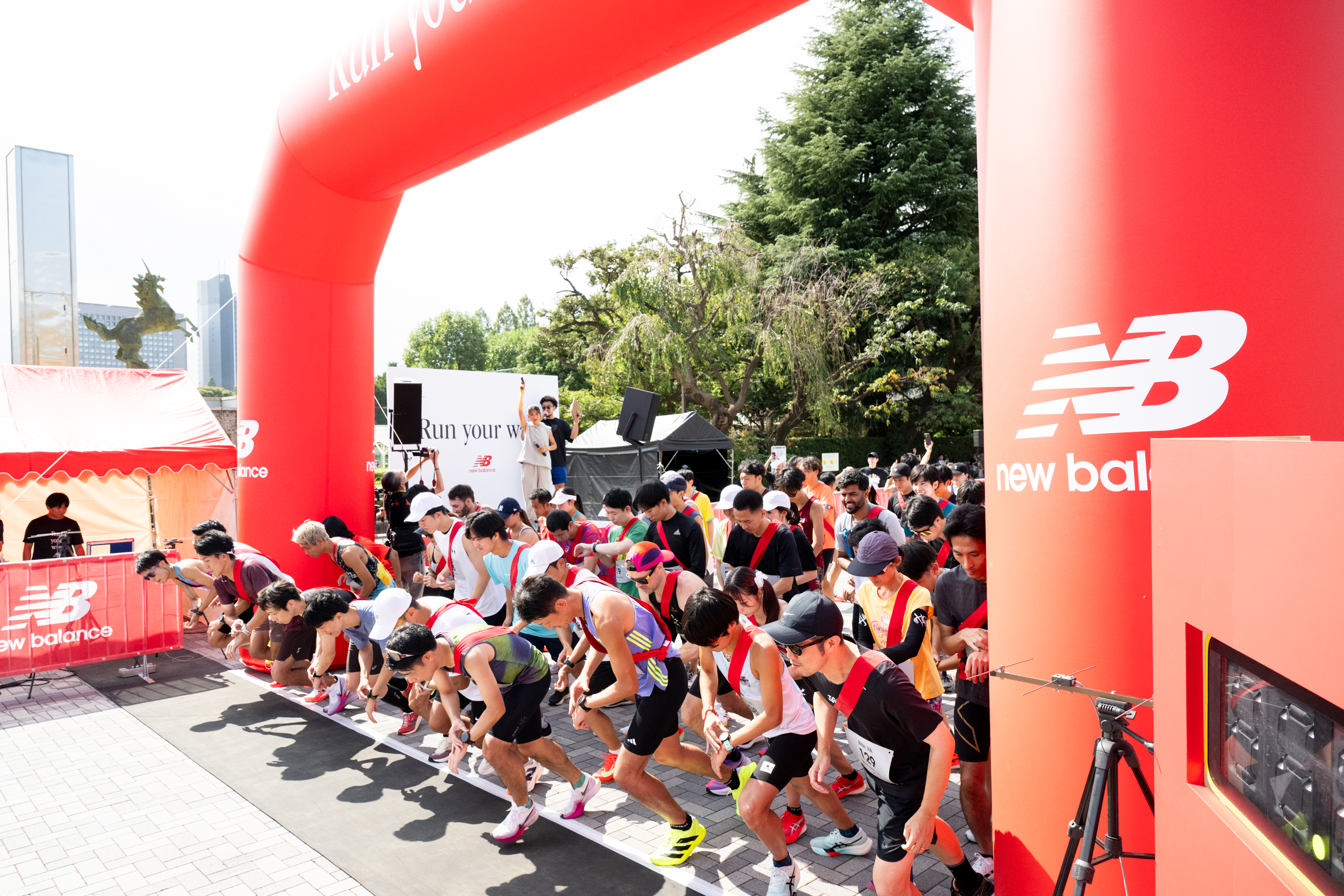 「Run your way. Relay 10K」のスタート