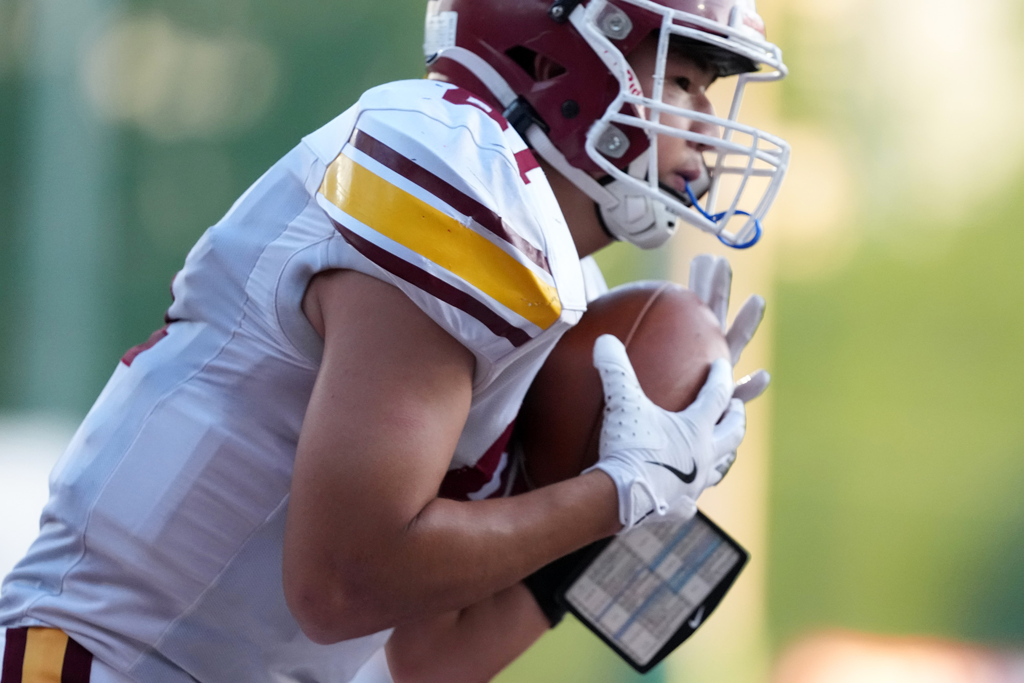 2本目のTDを決めたWR溝口=撮影：北川直樹