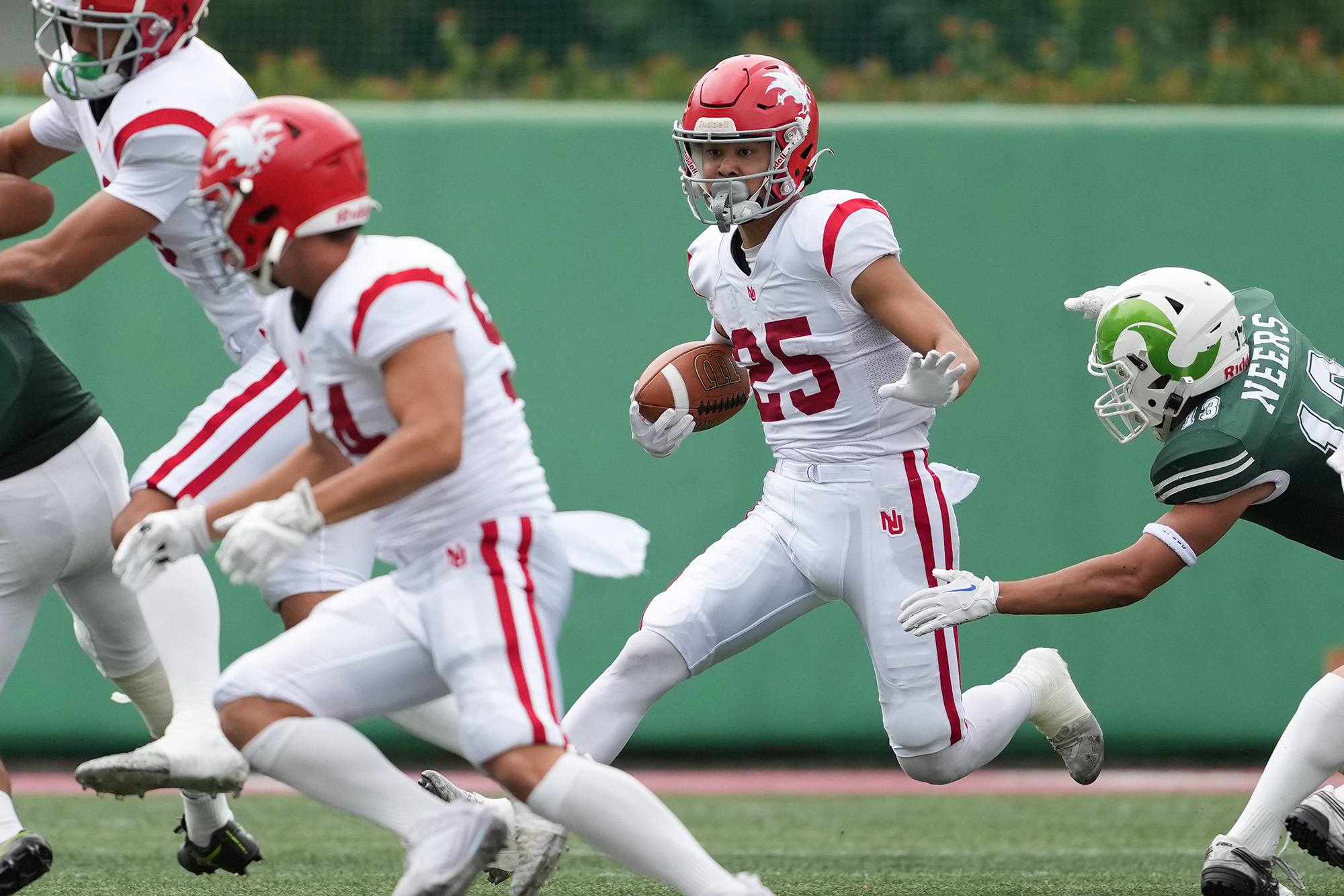 リターン、WRで集中力を見せた岩﨑充希=撮影：北川直樹