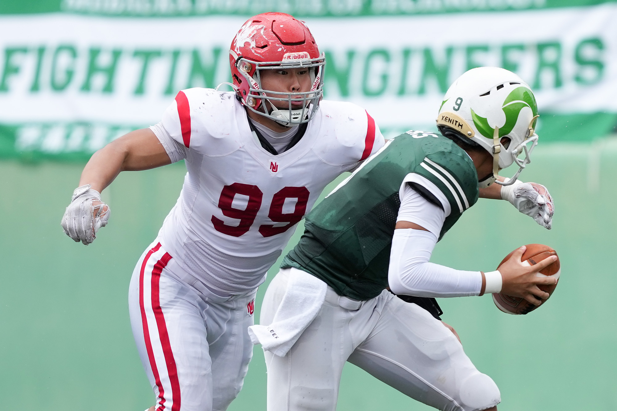 DLの中心として存在感を見せる會田空都=撮影：北川直樹