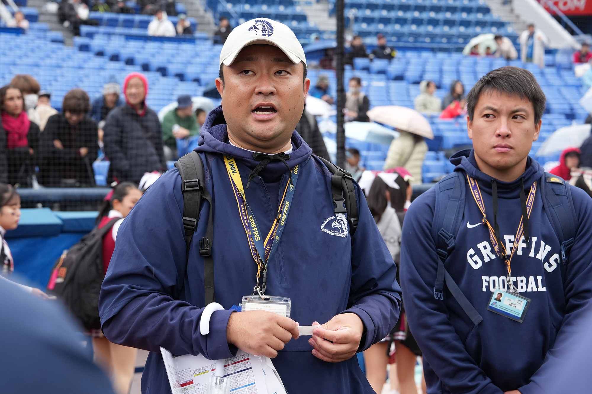 コーチ就任14年目。甲子園ボウルを見据える全国トーナメントへの出場を決めた髙橋輝HC（撮影：北川直樹）