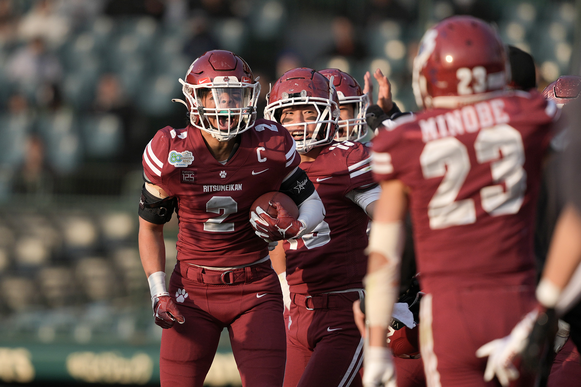 アメフト】立命館が関学を38-14で下し2連覇 QB竹田が4TDに絡む活躍で