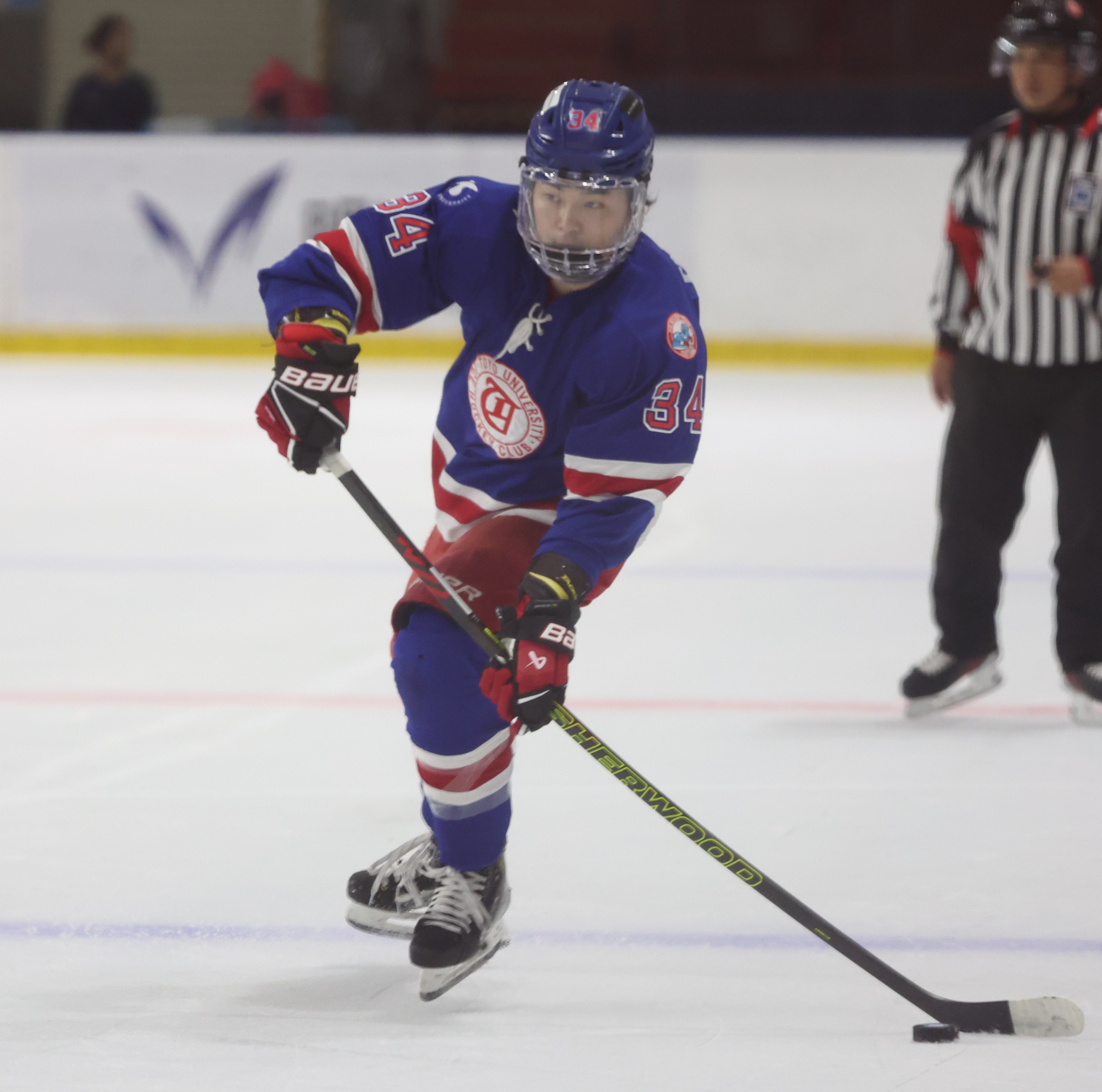 ファイナルリーグの明治戦、59分56秒まで東洋は３－４と１点、負けていた。同点に追いつくゴールを決めた髙橋は「僕がホッケーを始めて、こういうシチュエーションでスコアしたことはなかった。今までで一番、印象に残るスコアです」。