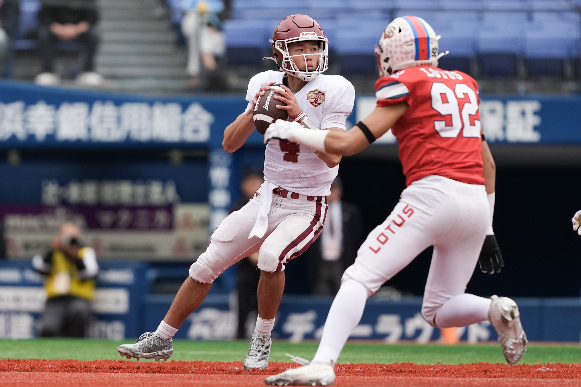 立命館宇治は大鹿を中心としたパス攻撃が威力を発揮した=撮影：北川直樹