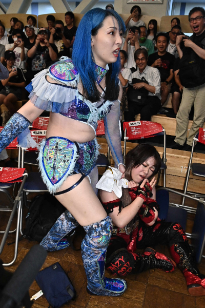 2024年8月15日、スターダム後楽園でおこなわれた5★STAR GP公式戦。この時、世羅は心の病とも闘っていた