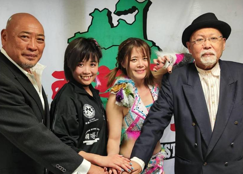 昨年11月、MIRAIは岩谷に背中を押される形でみちのくプロレス入団を決めた