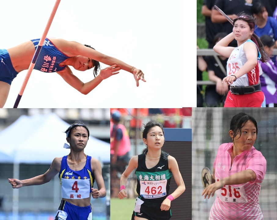 写真左上から時計周りに髙橋、前田、藤原、尾出、北（写真／BBM）